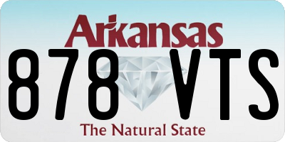 AR license plate 878VTS