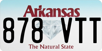 AR license plate 878VTT