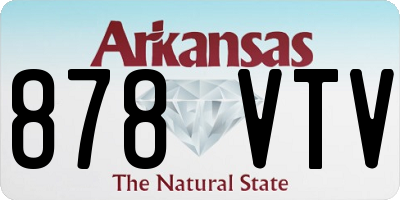 AR license plate 878VTV