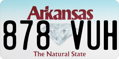 AR license plate 878VUH