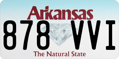 AR license plate 878VVI
