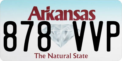AR license plate 878VVP