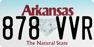 AR license plate 878VVR