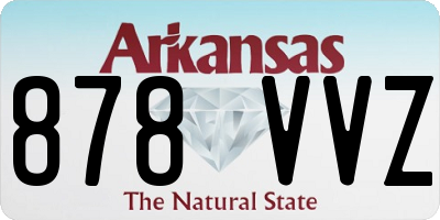 AR license plate 878VVZ