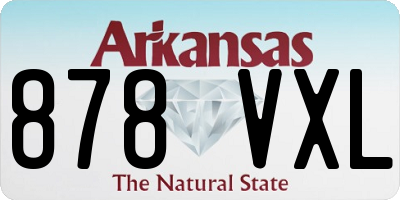 AR license plate 878VXL