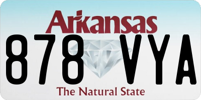 AR license plate 878VYA