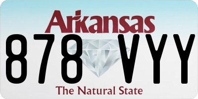 AR license plate 878VYY