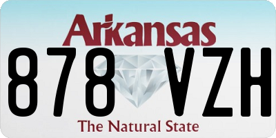 AR license plate 878VZH