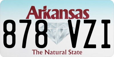 AR license plate 878VZI