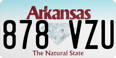 AR license plate 878VZU