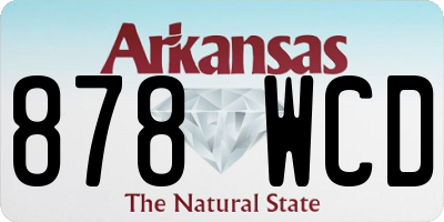 AR license plate 878WCD