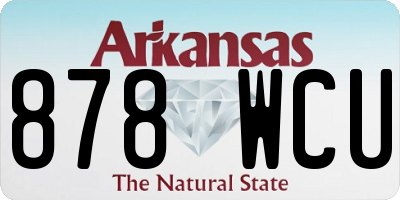 AR license plate 878WCU