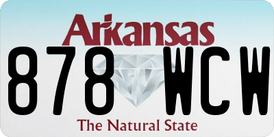 AR license plate 878WCW