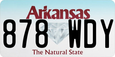 AR license plate 878WDY