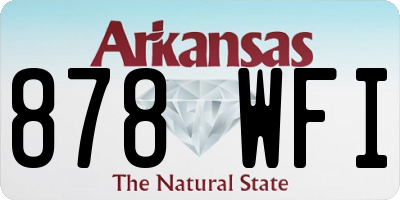 AR license plate 878WFI