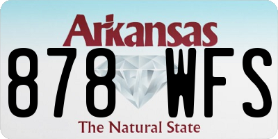 AR license plate 878WFS
