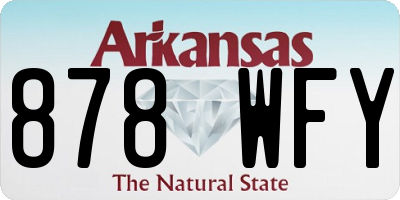 AR license plate 878WFY