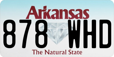 AR license plate 878WHD