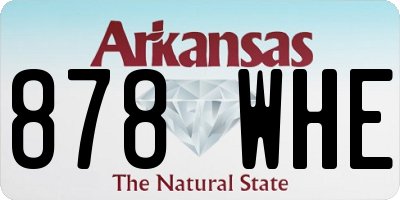 AR license plate 878WHE