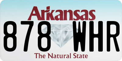 AR license plate 878WHR
