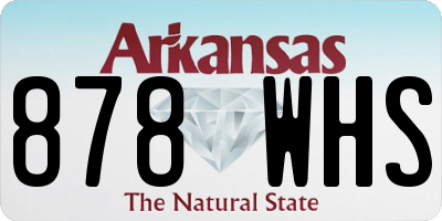 AR license plate 878WHS
