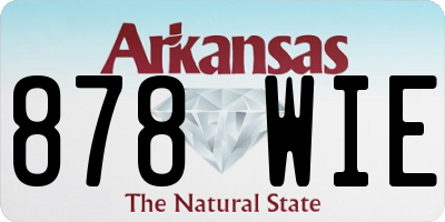 AR license plate 878WIE