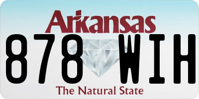 AR license plate 878WIH