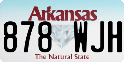 AR license plate 878WJH