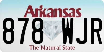 AR license plate 878WJR
