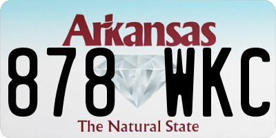 AR license plate 878WKC