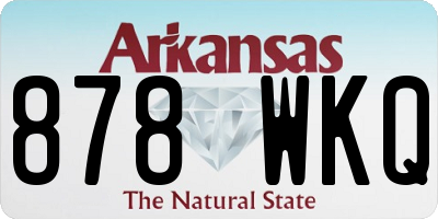 AR license plate 878WKQ