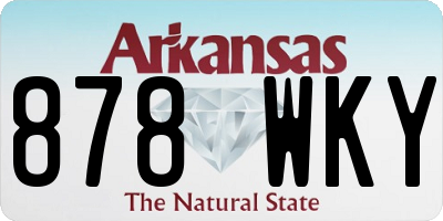 AR license plate 878WKY