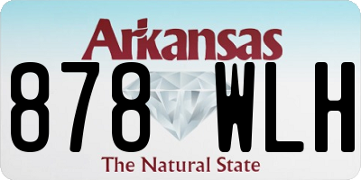 AR license plate 878WLH