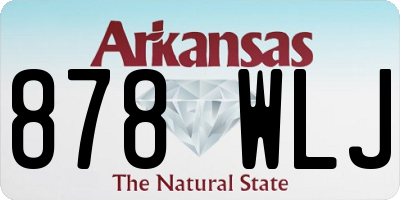 AR license plate 878WLJ