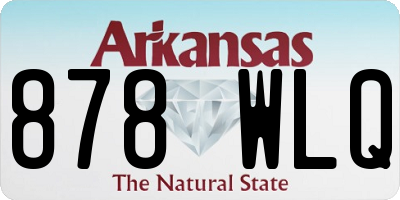 AR license plate 878WLQ