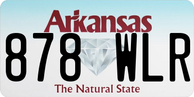 AR license plate 878WLR