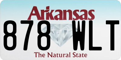 AR license plate 878WLT