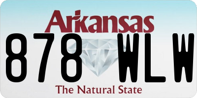 AR license plate 878WLW