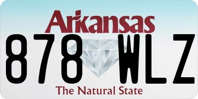 AR license plate 878WLZ