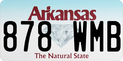 AR license plate 878WMB