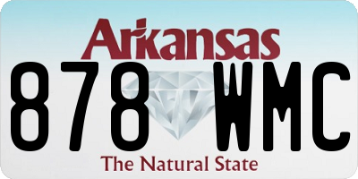 AR license plate 878WMC