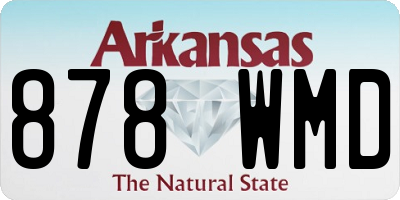 AR license plate 878WMD