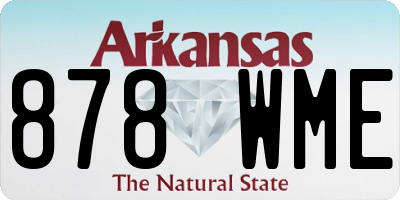 AR license plate 878WME