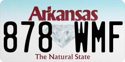 AR license plate 878WMF