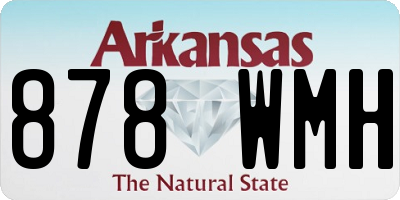 AR license plate 878WMH