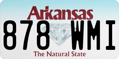 AR license plate 878WMI