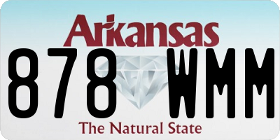 AR license plate 878WMM
