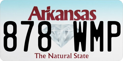 AR license plate 878WMP