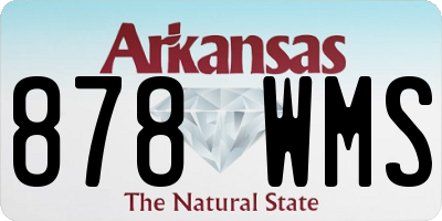 AR license plate 878WMS