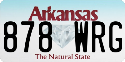 AR license plate 878WRG